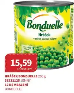 Kubík potraviny Hrášek bonduelle nabídka