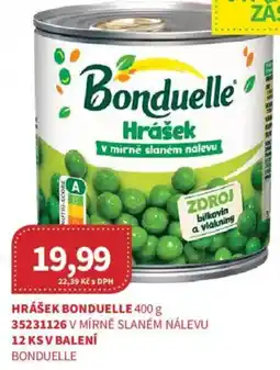 Kubík potraviny Hrášek bonduelle nabídka