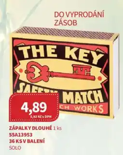 Kubík potraviny Zápalky dlouhé nabídka
