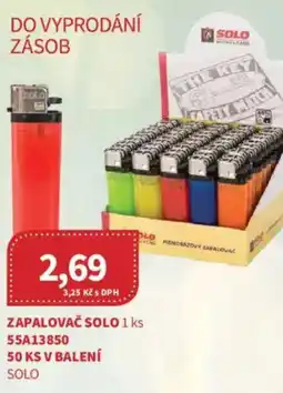 Kubík potraviny Zapalovač solo nabídka