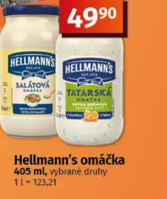COOP TIP Hellmann's omáčka nabídka