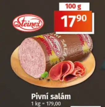 COOP TIP Pivní salám nabídka