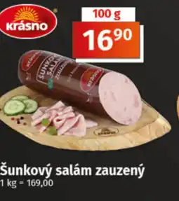 COOP TIP Šunkový salám zauzený nabídka