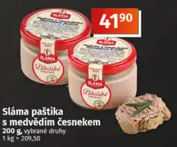 COOP TIP Sláma paštika s medvědím česnekem nabídka