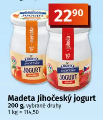 COOP TIP Madeta Jihočeský jogurt nabídka