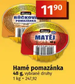 COOP TIP Hamé pomazánka nabídka