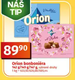 COOP TIP Orion bonboniéra nabídka