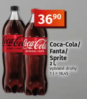 COOP TIP Coca-Cola/ Fanta/ Sprite nabídka
