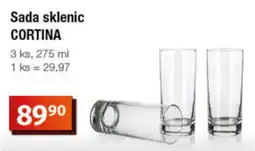 COOP TIP Sada sklenic CORTINA nabídka