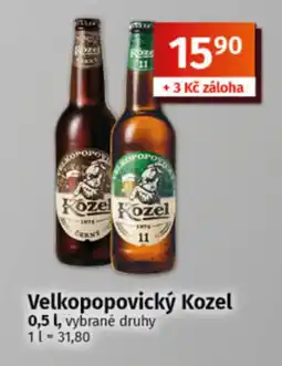 COOP TIP Velkopopovický Kozel nabídka