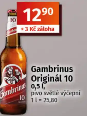 COOP TIP Gambrinus Originál 10 nabídka