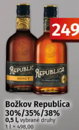 COOP TIP Božkov Republica 30%/35%/38% nabídka