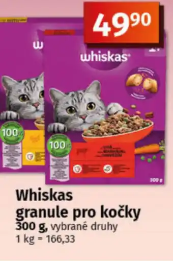 COOP TIP Whiskas granule pro kočky nabídka