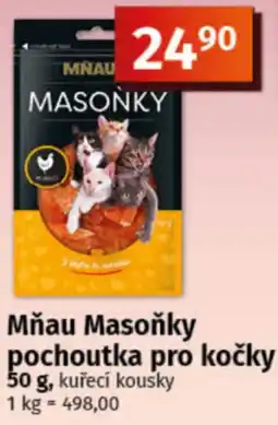 COOP TIP Mňau Masoňky pochoutka pro kočky nabídka