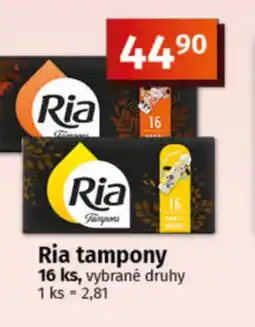 COOP TIP Ria tampony nabídka