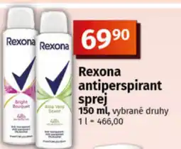 COOP TIP Rexona antiperspirant sprej nabídka