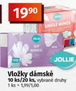 COOP TIP Vložky dámské nabídka