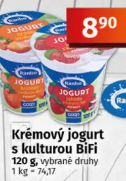 COOP TIP Ranko Krémový jogurt s kulturou BiFi nabídka