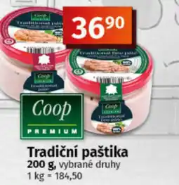 COOP TIP Tradiční paštika nabídka