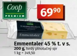 COOP TIP Emmentaler 45 % t. v s. nabídka