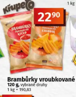 COOP TIP Brambůrky vroubkované nabídka