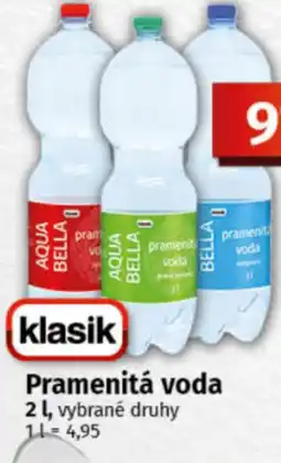 COOP TIP Pramenitá voda nabídka