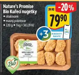 Albert Nature's Promise Bio Kuřecí nuggetky nabídka