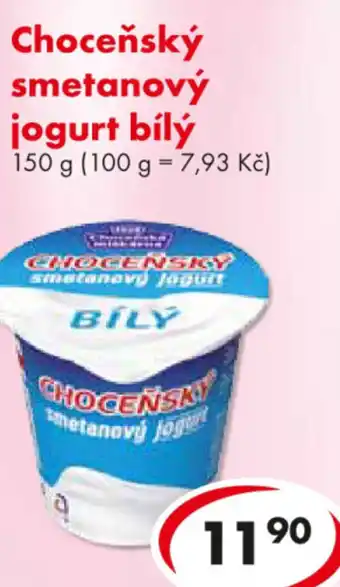 CBA Choceňský smetanový jogurt bílý nabídka