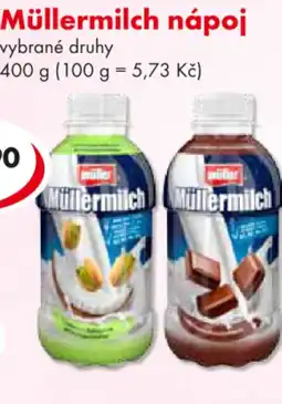CBA Müllermilch nápoj nabídka