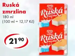 CBA Ruská zmrzlina nabídka