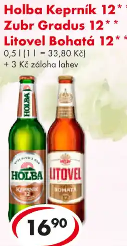 CBA Holba Keprník 12* Zubr Gradus 12** Litovel Bohatá 12 nabídka