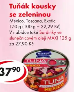 CBA Tuňák kousky se zeleninou nabídka