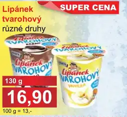 PLUS JIP Madeta Lipánek tvarohový nabídka