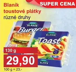 PLUS JIP Blaník toustové plátky nabídka