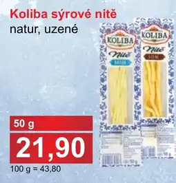 PLUS JIP Koliba sýrové nitě natur, uzené nabídka