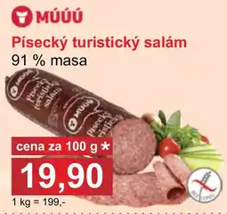 PLUS JIP Písecký turistický salám nabídka