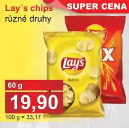 PLUS JIP Lay's chips nabídka