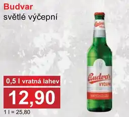 PLUS JIP Budvar světlé výčepní nabídka