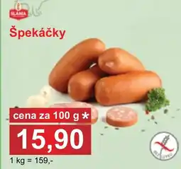 PLUS JIP Špekáčky nabídka