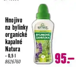 Hornbach Hnojivo na bylinky organické kapalné Natura nabídka