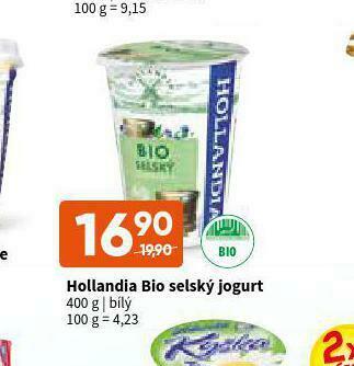 Terno Hollandia bio selský jogurt nabídka