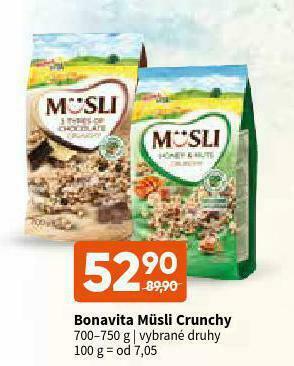 Terno Bonavita musli crunchy nabídka