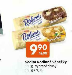 Terno Sedita rodinné věnečky nabídka