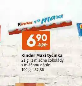 Terno Kinder maxi tyčinka nabídka