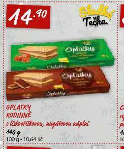 Terno Oplatky rodinné nabídka