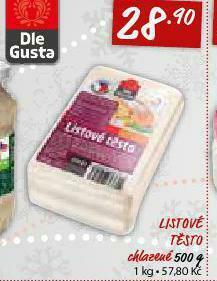 Terno Listové těsto nabídka