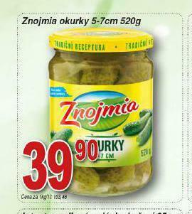 Lidl Znojmia okurky nabídka