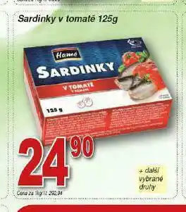 Lidl Sardinky v tomatě nabídka