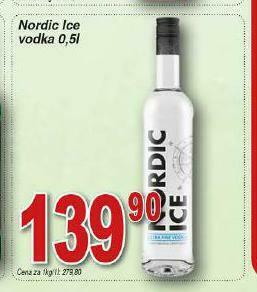 Lidl Nordic ice vodka nabídka