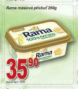 Lidl Rama máslová nabídka